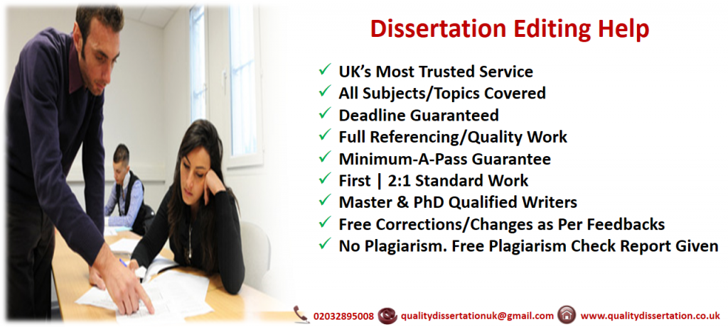 Thesis editing services uk work